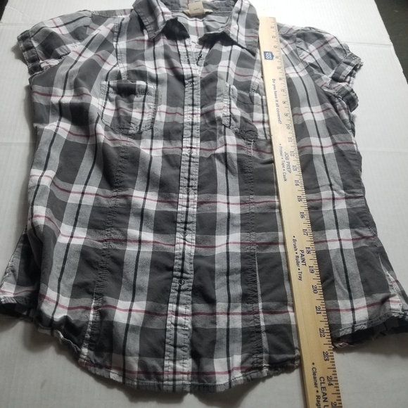 ARIZONA JEANS WOMEN'S SNAP BLOUSE SIZE XL - Picture 5 of 9